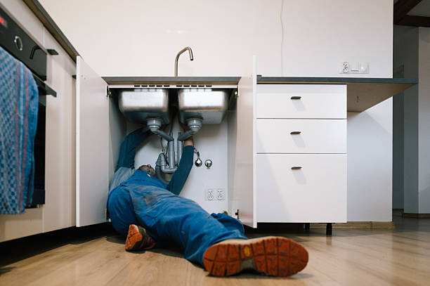 Professional Leak Detection technician working in Hebron, IN